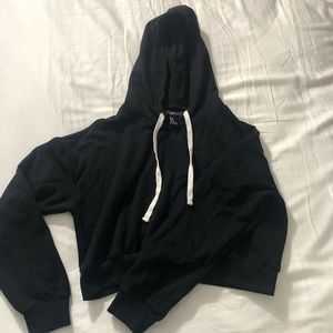 FOREVER 21 Cropped Hoodie